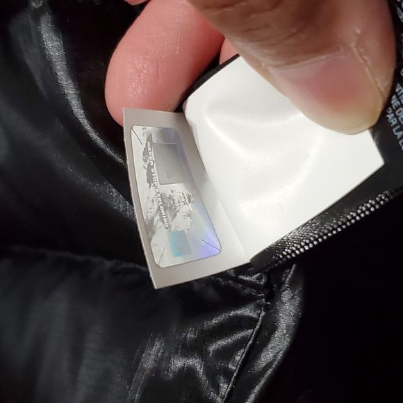 The North Face 550 Goose Down Jacket Puffer Quilted Full Zip Mens Large Grey - Picture 12 of 15